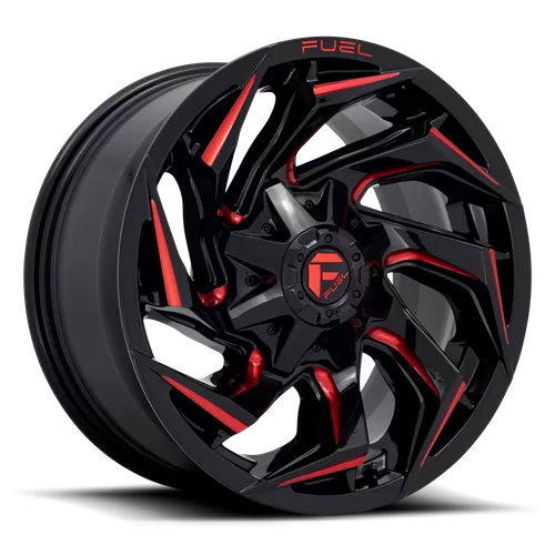 Fuel 1 Piece D755 Reaction Wheel 18x9 5x4.5/5.0 +1mm Gloss Black Milled ...