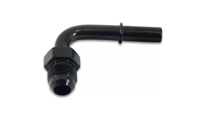Vibrant Performance 90 Degree Male AN Push-On EFI Adapter, AN Size: -8; Barb Size: 0.375 - 16877