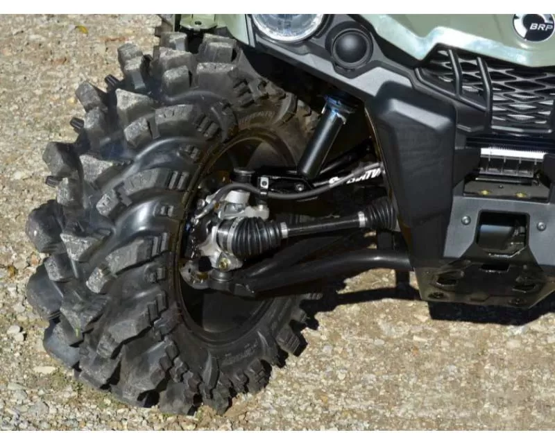 SuperATV 1.5 Inch Offset High Clearance A-Arms Black Can-Am Renegade 1000  Gen 2 15-18