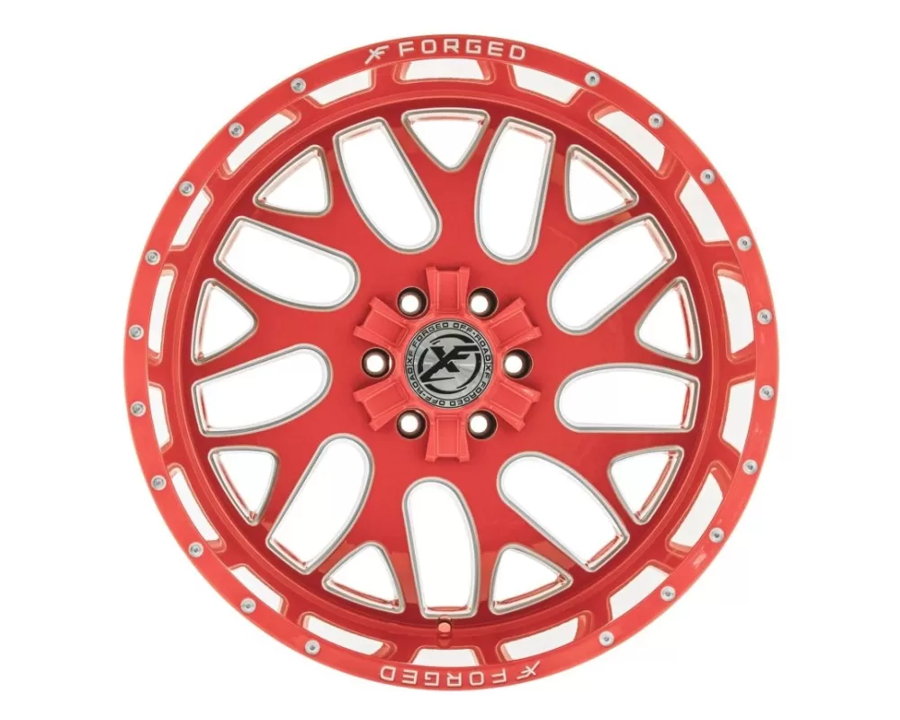 XF Off-Road XFX-301 Wheel 26x14 6x135|6x139.7 -76mm Red Milled - XFX-301261461351397-76RM
