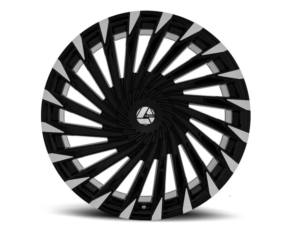 Azara 501 Wheel 30x9.5 Blank 15mm Gloss Black Machined - AZA-5013095BLANK+15BM
