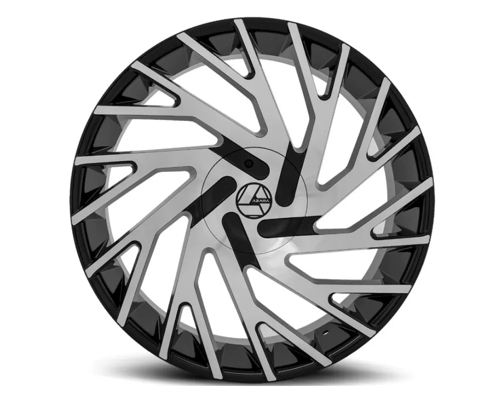 Azara 505 Wheel 24x9 5x115|5x127 18mm Gloss Black Machined - AZA-50524905115127+18BM
