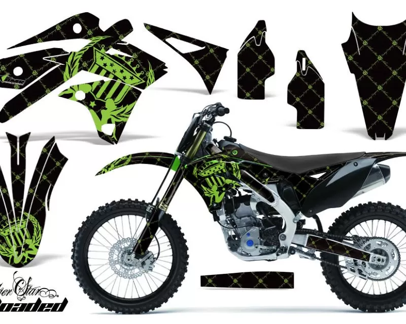 AMR Racing Dirt Bike Graphics Kit Decal Sticker Wrap For Kawasaki