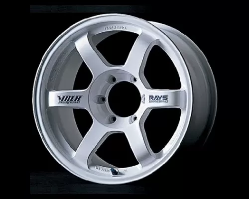 Volk Racing TE37 Large PCD Progressive Wheel 18x9 6x139.7 0mm Dash White
