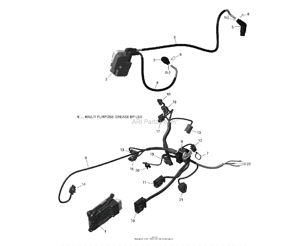 Can-Am ATV 2003 OEM Parts Diagram for Engine And Engine Support