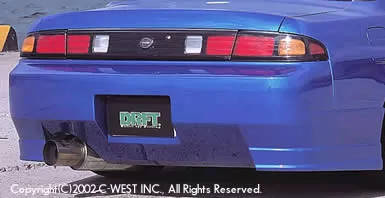 C-West PFRP DRFT Rear Bumper Nissan 240SX S14 1996-1999 - CWT-DS1401B-RBPF