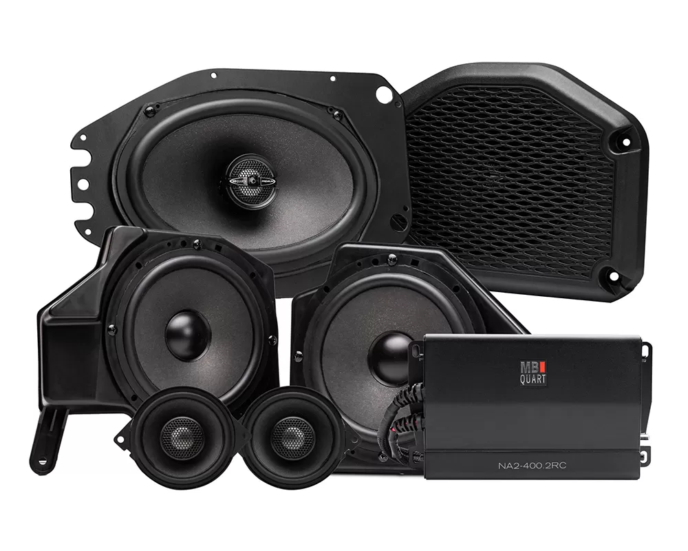 MB Quart 800 Watt Six Speaker OEM Upgrade Tuned Audio Jeep Wrangler JL | Gladiatior JT 2018-2021 - MBQJ-STG6A-1