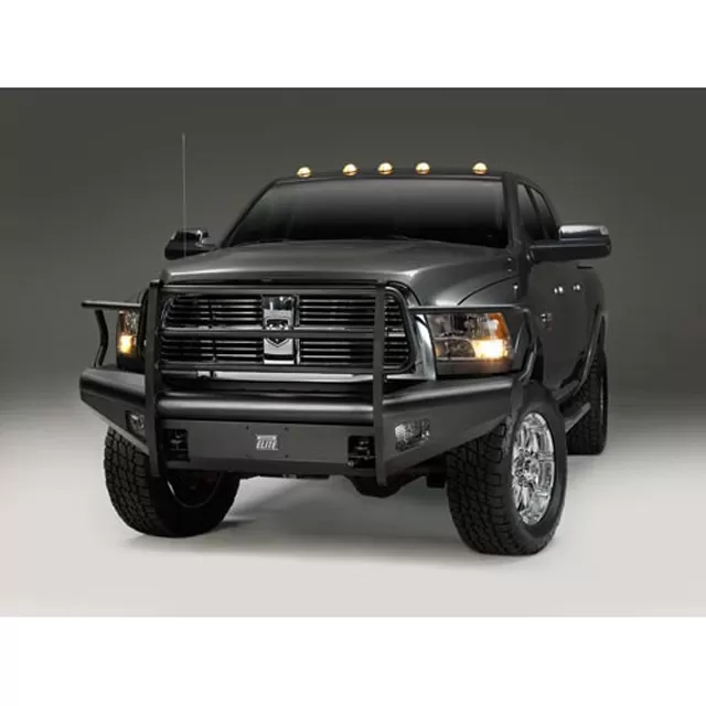 Fab Fours 09-12 Dodge 1500 Black Steel Full Gril Guard Front