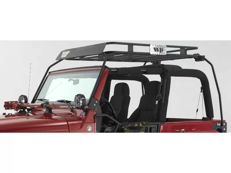 Roof rack for discount soft top jeep