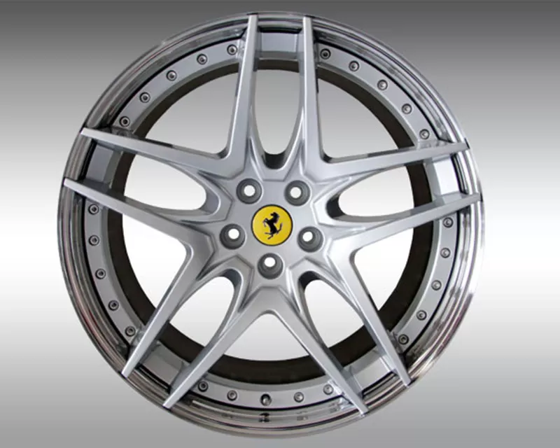 Novitec NF7 21x9 Silver Front Forged Wheel Ferrari 488 GTB | 488 Spider 15-17 - F4 488 01