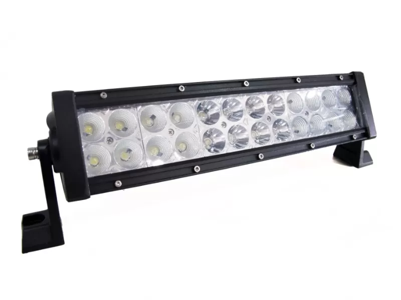 Race Sport Lighting Street Series 14 Inch 75-LED Light Bar 4,680 Lumens with Wire Harness and Switch - RS-LED-72W