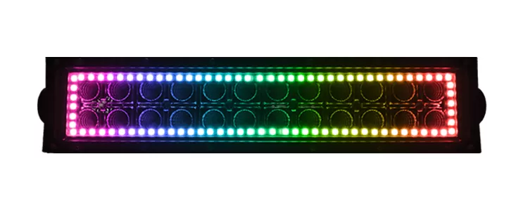 Race Sport Lighting Chase Mode ColorADAPT Series 14 Inch RGB LED Light Bars 72-Watts 4,680 Lumens - RS14RGBLB-C