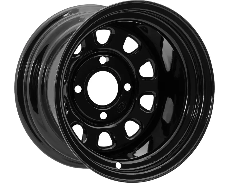 ITP Delta Steel Wheel 12x7 4/110 4+3 Gloss Black - 1221753014