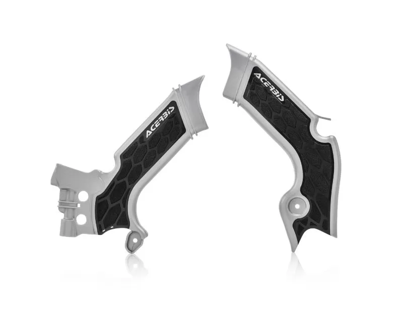 Acerbis Frame Guards X-Grip Silver/Black Kawasaki KX450 19-20 - 2742601015