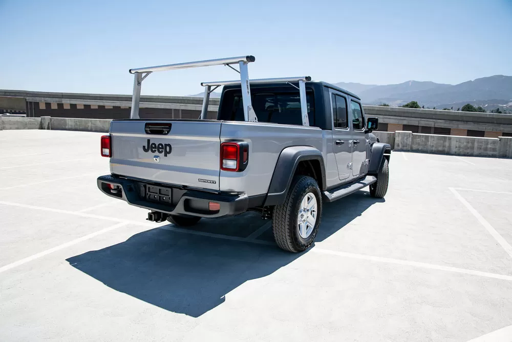 US Rack Clipper Truck Bed Rack Brushed Aluminum |  Stainless Steel Jeep Gladiator 2020+ - 82240250