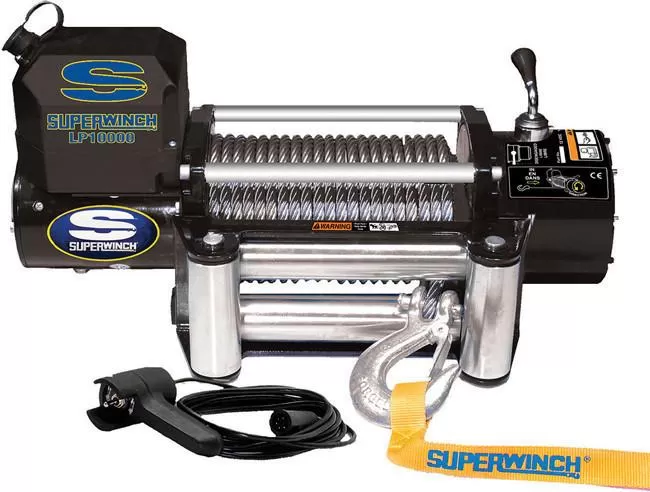 Superwinch 10000 LBS 12 VDC 3/8in x 85ft Steel Rope LP10000 Winch - 1510200