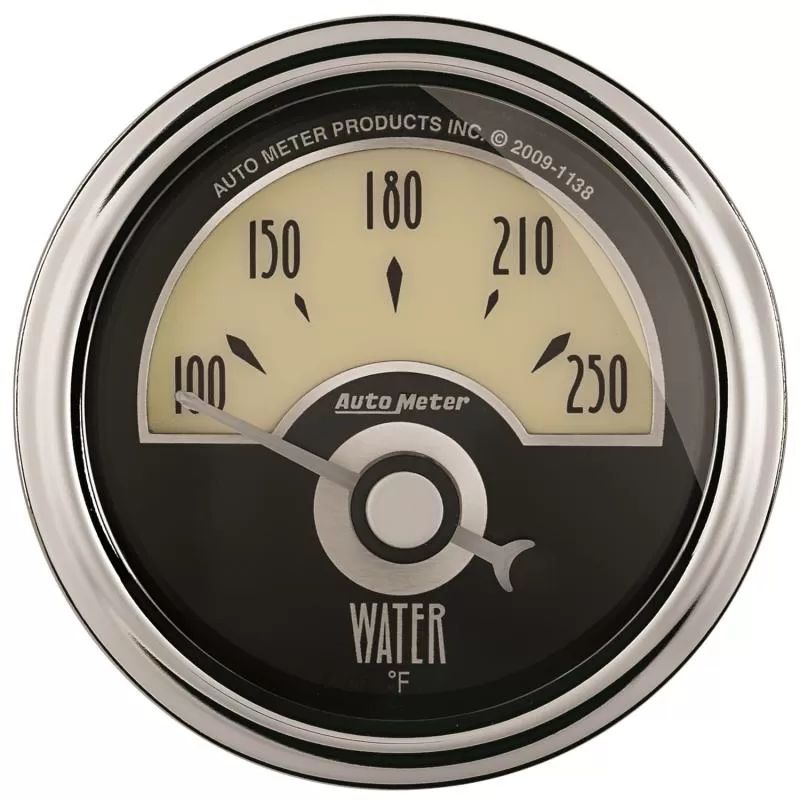AutoMeter GAUGE; WATER TEMP; 2 1/16in.; 250deg.F; ELEC; CRUISER AD - 1136