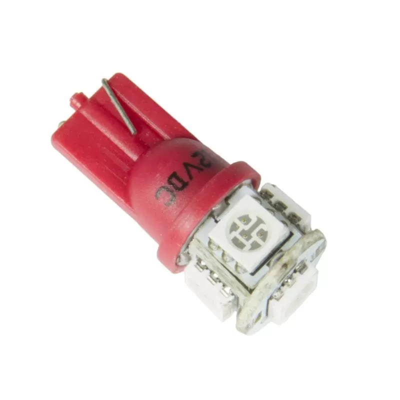 AutoMeter LED BULB; REPLACEMENT; T3 WEDGE; RED - 3284