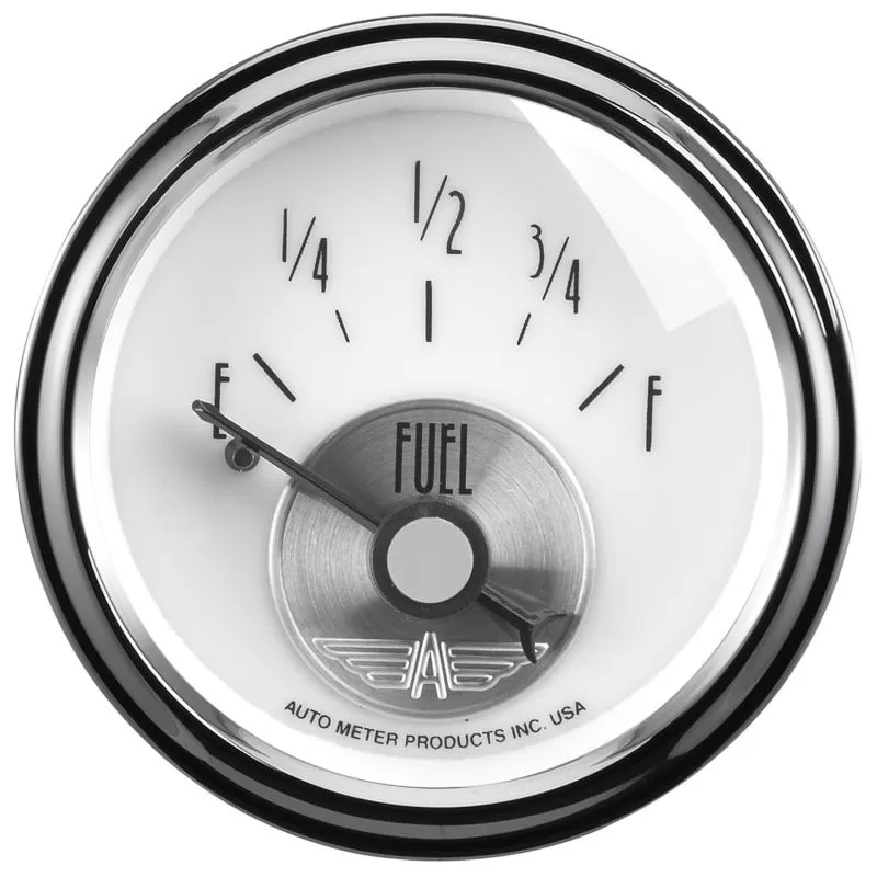 AutoMeter GAUGE; FUEL LEVEL; 2 1/16in.; 240OE-33OF; ELEC; PRESTIGE PEARL - 2018