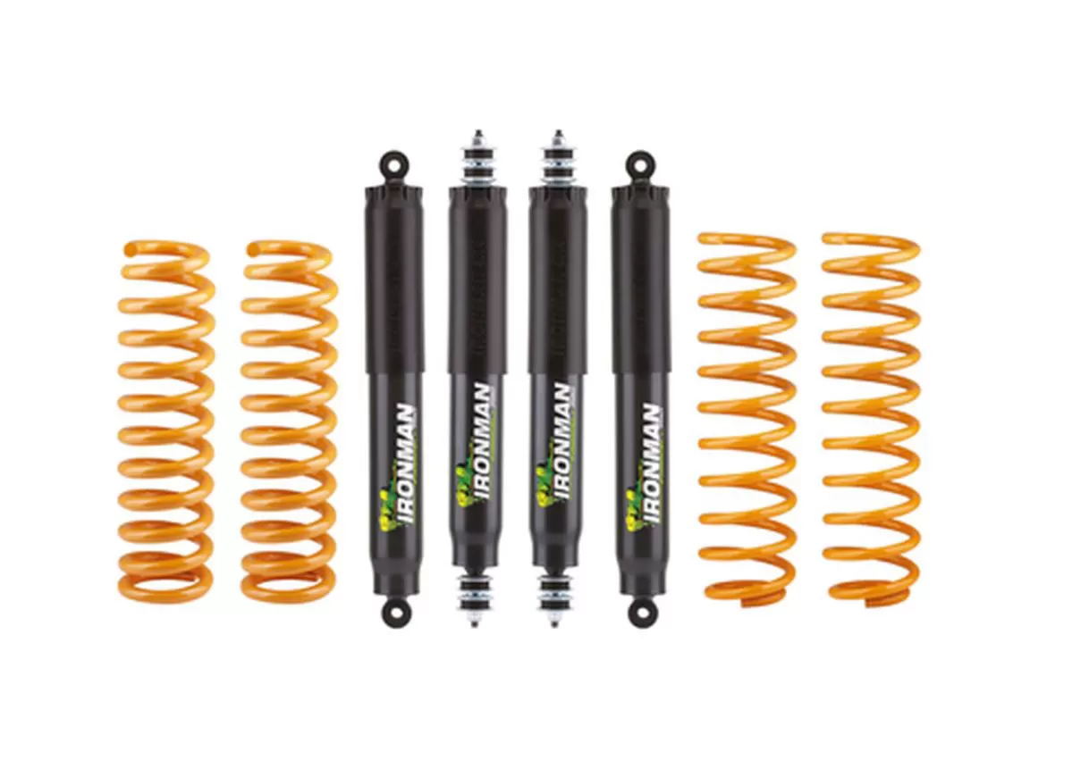 Ironman 4x4 Foam Cell Pro 1.5" Lift Suspension Kit - Performance Load (0-660LBS) Land Rover Defender 90 | Discovery 1 | Range Rover - LAND009BBKP2
