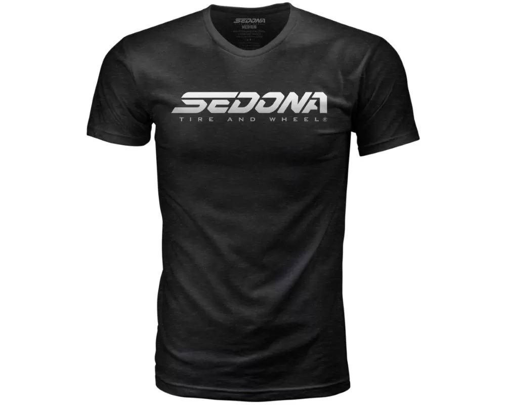 Sedona Logo T Shirt Black Large - 570-9918L