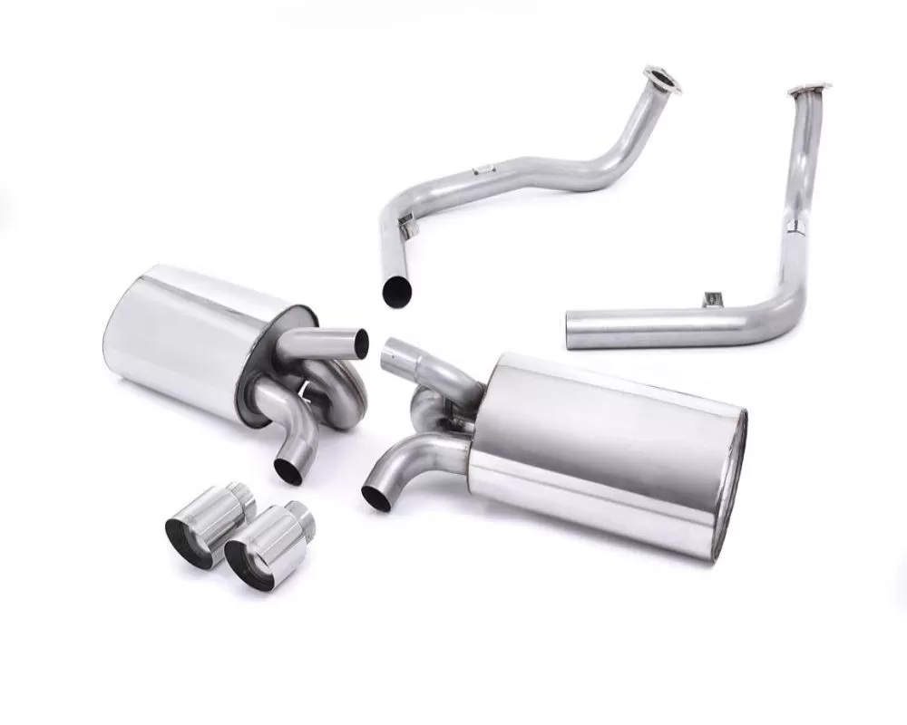 Milltek 2.25 inch Catback Exhaust System Non Resonated w/Twin 90mm Special Style Tips Porsche Boxster S 987 3.4L 2009-2012 - SSXPO118