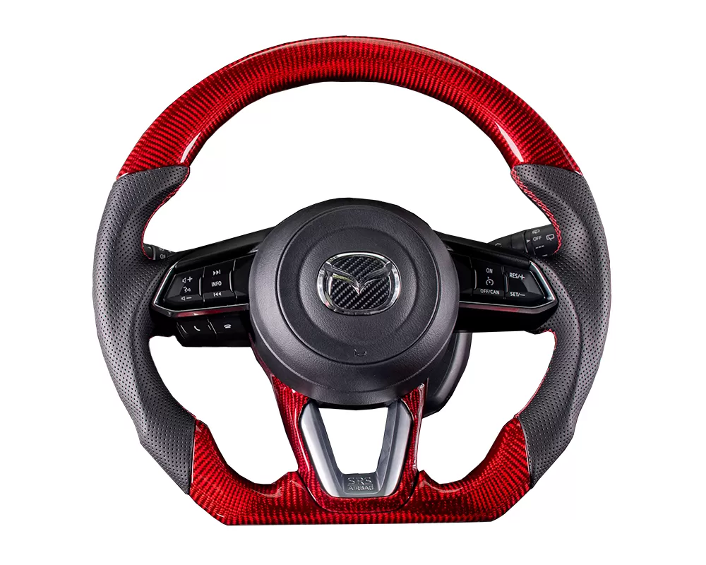 Mazda 3 | 6 | CX-3 | CX-5 | CX-9 OEM Upgraded Customized Steering Wheel 2017-2021 - VR-MAZ-35-1719-STR-WHL