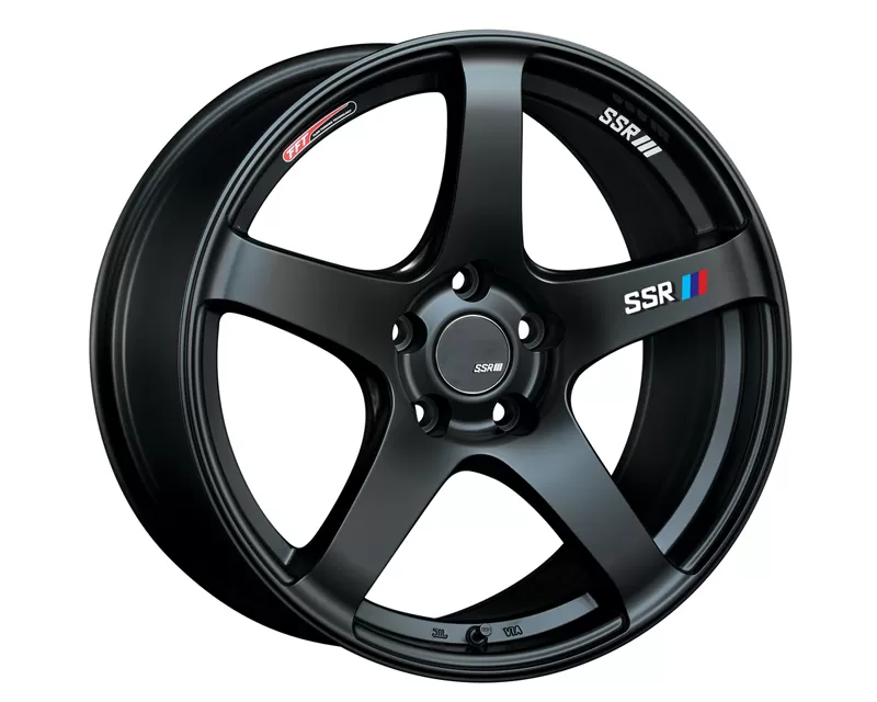 SSR GTV01 Wheel Matte Black 18x7.5 5x114.3 53mm - T418750+5305GMB