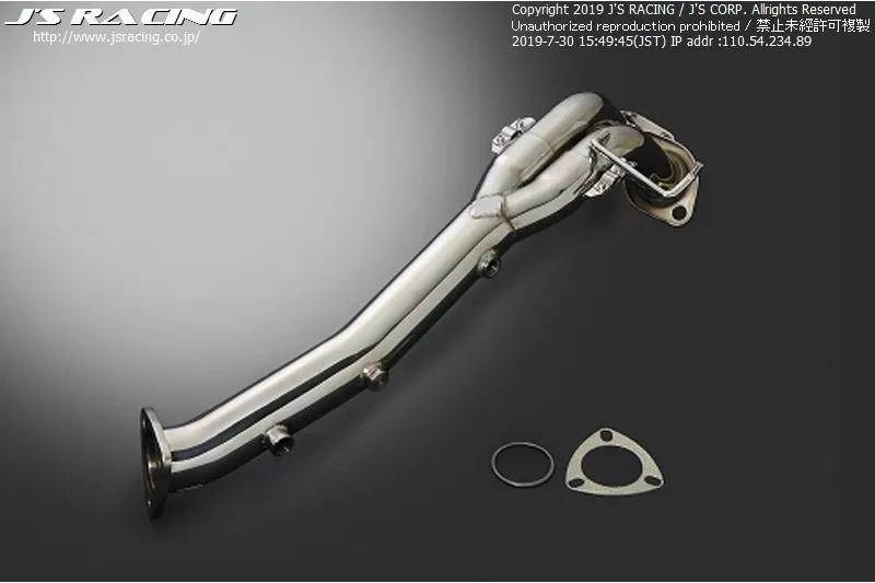 Js Racing 2-1 Front Pipe without Cat Acura RSX 2002-2006 - ZH-T5