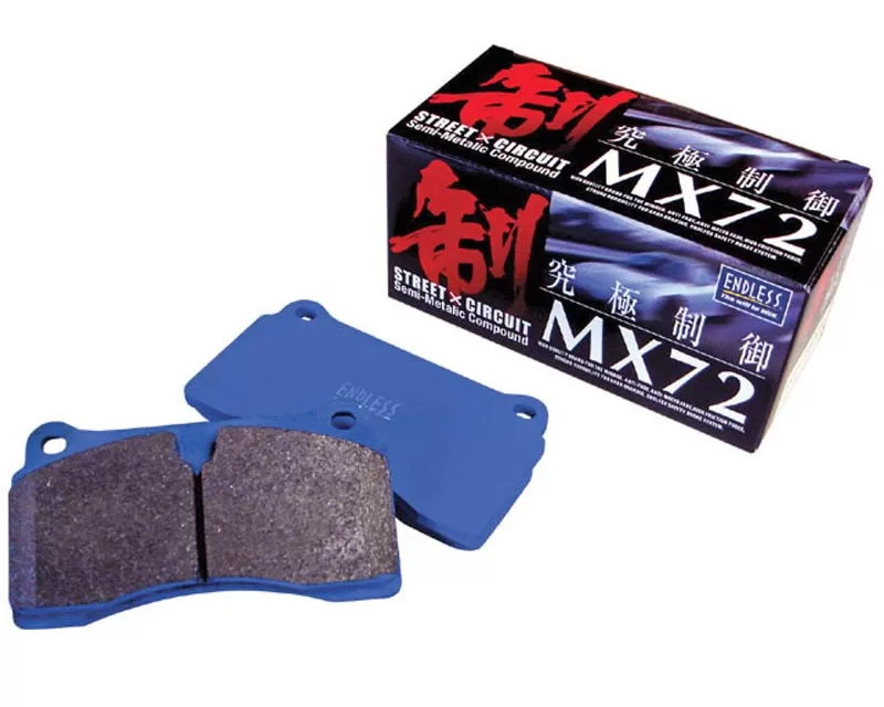 Endless MX72 Ceramic Carbon Brake Pads Rear Honda CR-X SI 1990-1991 - EP 210 MX72 R