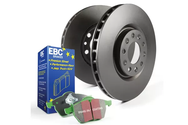 EBC Brakes S11KF Kit Number Front Disc Brake Pad and Rotor Kit DP2103+RK185 Porsche 911 Front 1984-1988 3.2L 6-Cyl - S11KF1009