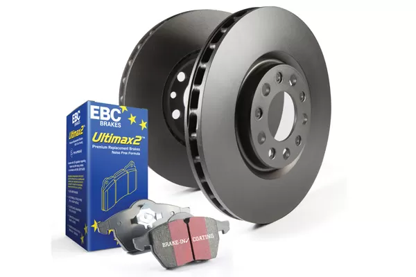EBC Brakes S1KF Kit Number Front Disc Brake Pad and Rotor Kit UD702+RK7029  Front