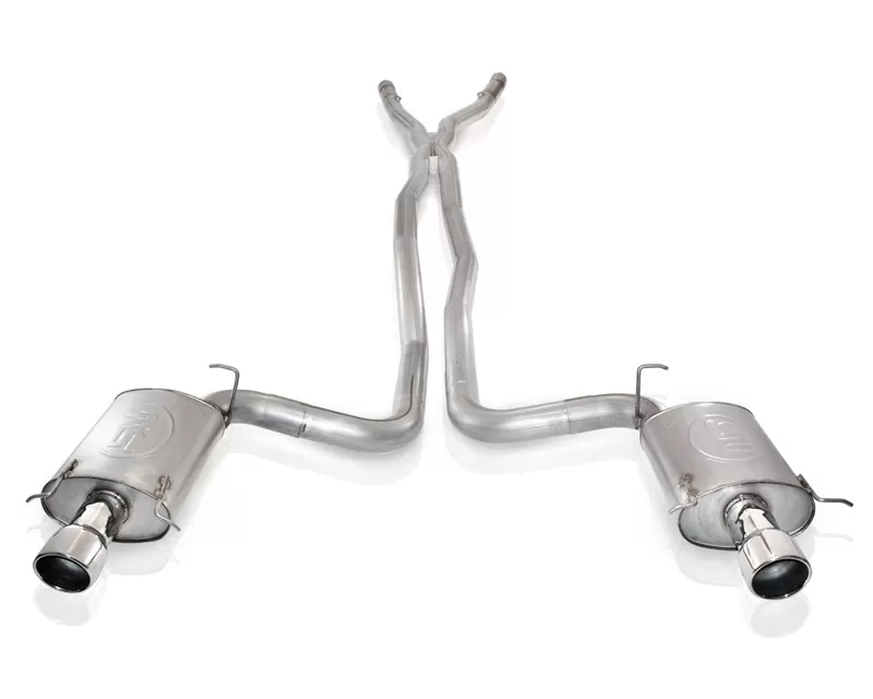 Stainless Works Exhaust with X-Pipe & Cats for SW Headers Cadillac CTS-V 04-07 - CTSVEHX