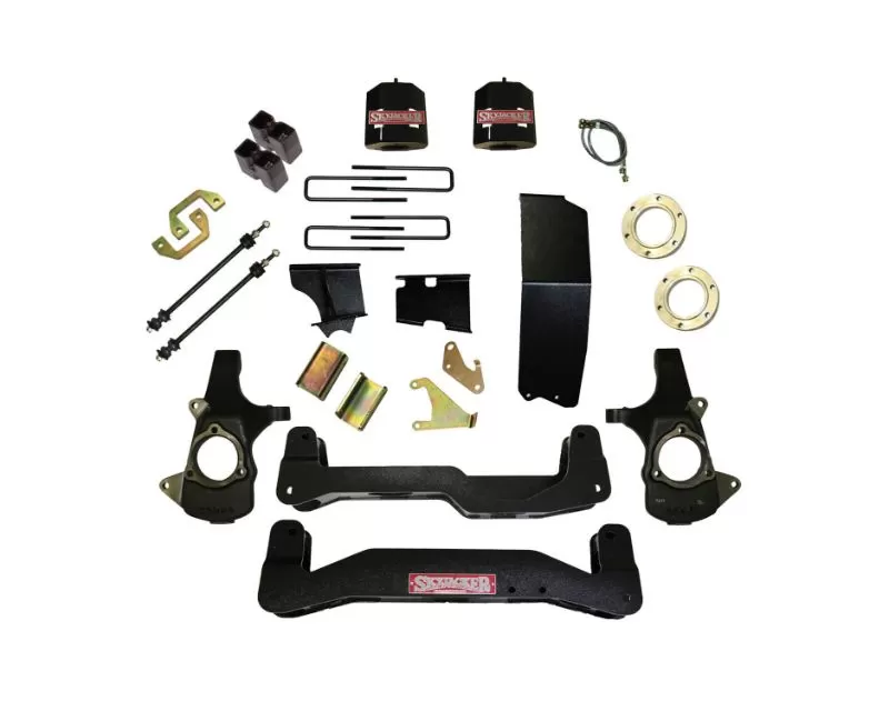 Skyjacker Lift Kit 6-7 Inch Lift Use w/Models w/Aluminum Steering Knuckles/Control Arms Chevrolet Silverado | GMC Sierra 1500 2014-2018 - C14660APK
