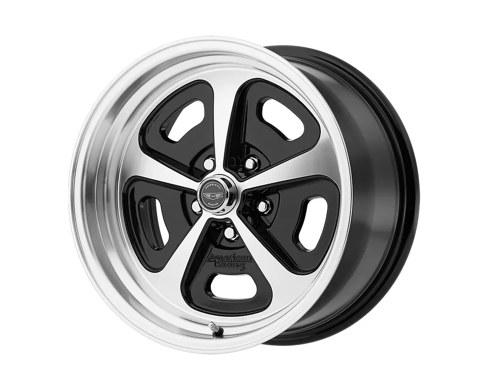 American Racing VN501 500 Mono Cast 17x7 5x5x114.3 +0mm Gloss Black  Machined Wheel