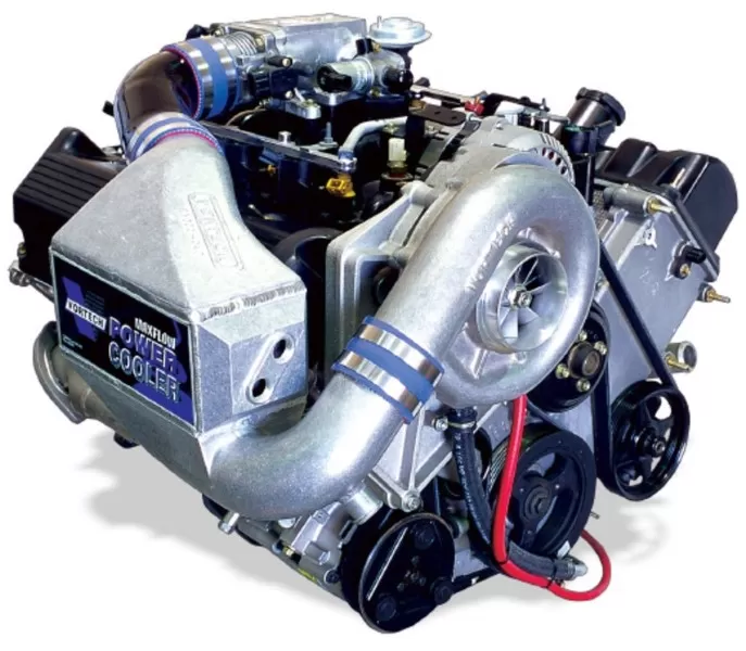 Vortech Polished Supercharger System w/ V-2 Si & Charge Cooler Ford Mustang GT 4.6L 00-04 - 4FL218-148SQ