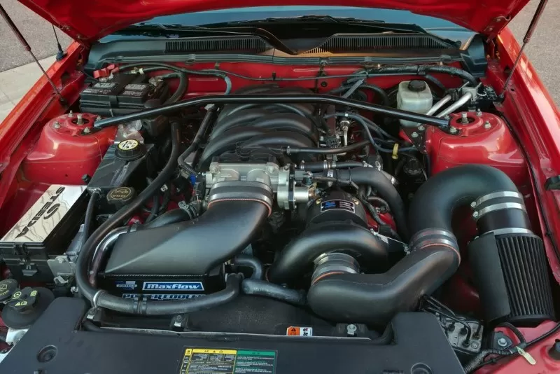 Vortech V-3 Si Polished Tuner Kit Ford Mustang GT 4.6L 3V 07-09 - 4FU218-138L