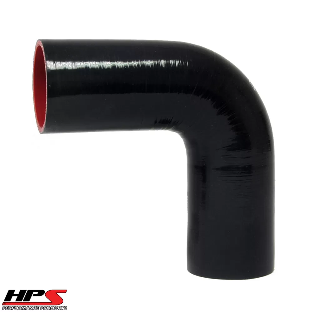 HPS 1inch (25mm) 4-ply Reinforced 90 Degree Elbow Coupler Silicone