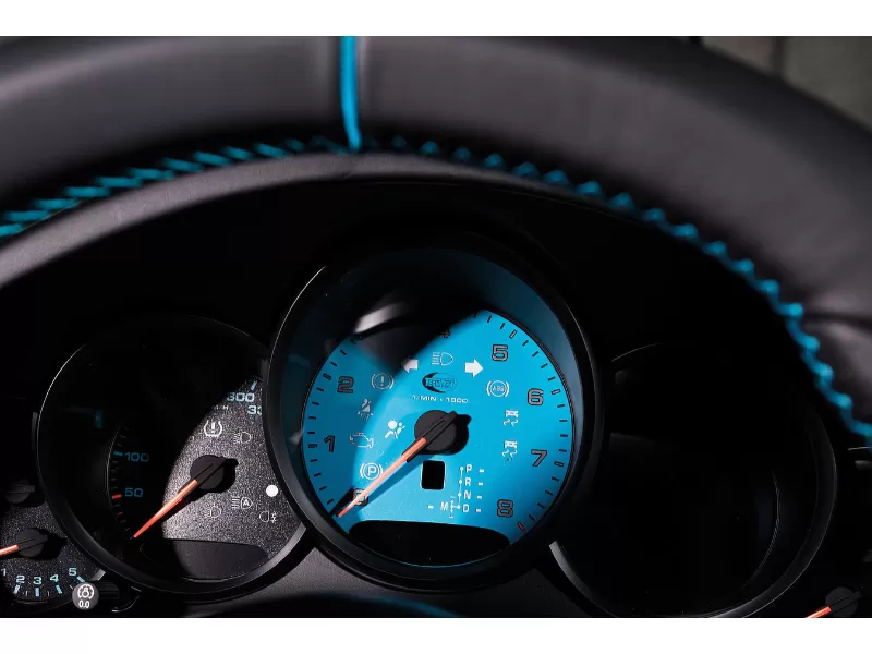 Techart Instrument Dials km/h in Custom Color Porsche 991 GT3 RS 2014-2016 - 091.530.572.CCC