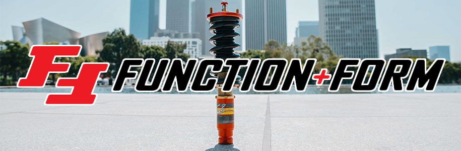 Function and Form coilover with logo