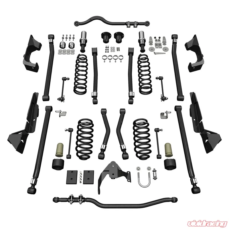 Jeep Jk 2 Door Alpine Ct4 Suspension System 4 Inch Lift No Shocks 07 18 Wrangler Jk Teraflex