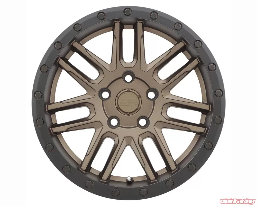 Black Rhino Arches Wheel 19x8 5x120 20 Matte Bronze w/Black Lip Edge