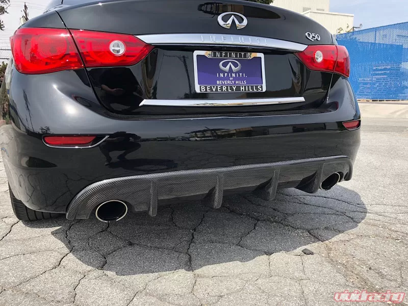 Infiniti Q50 Carbon Fiber Signature Rear Diffuser Icon Composites 1418