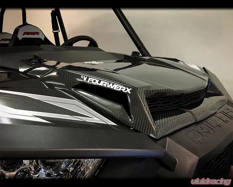 FourWerx_Hood_RZR1K FourWerx Carbon Fiber Scooped Hood Polaris RZR XP