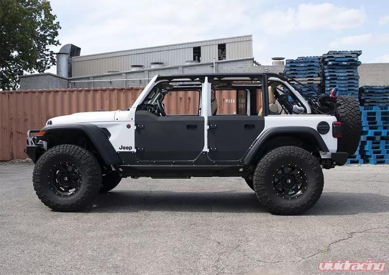 Jeep Jl Rear Half Doors Crusader Trail Doors Jeep Wrangler 2018 And Up Bare Jcr Offroad