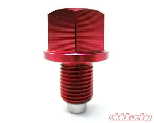 Titek Magnetic Oil Drain Plug Red M12 X P1 25 Magdp Rd