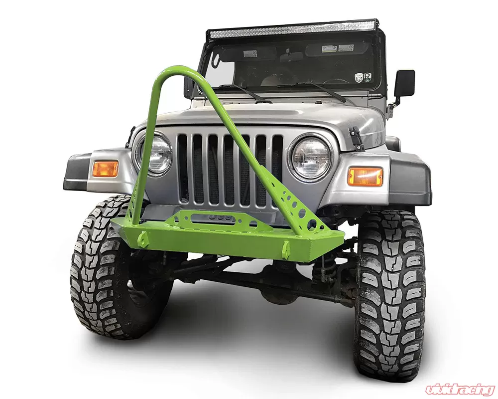 Steinjager Front Bumper w/ Stinger Gecko Green Jeep Wrangler TJ 1997-2006 |  J0049300