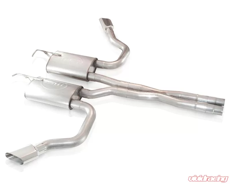 Stainless Works 2.5in True Dual Side Exit Catback Exhaust with X-Pipe ...