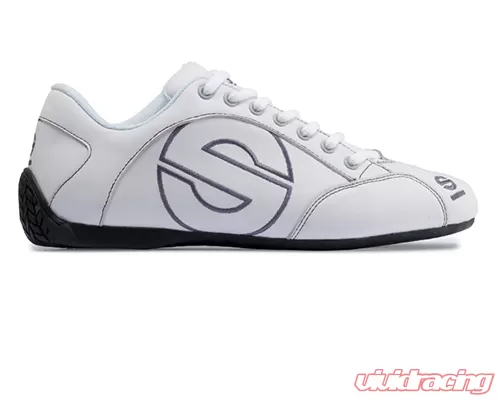 white leather driving shoes