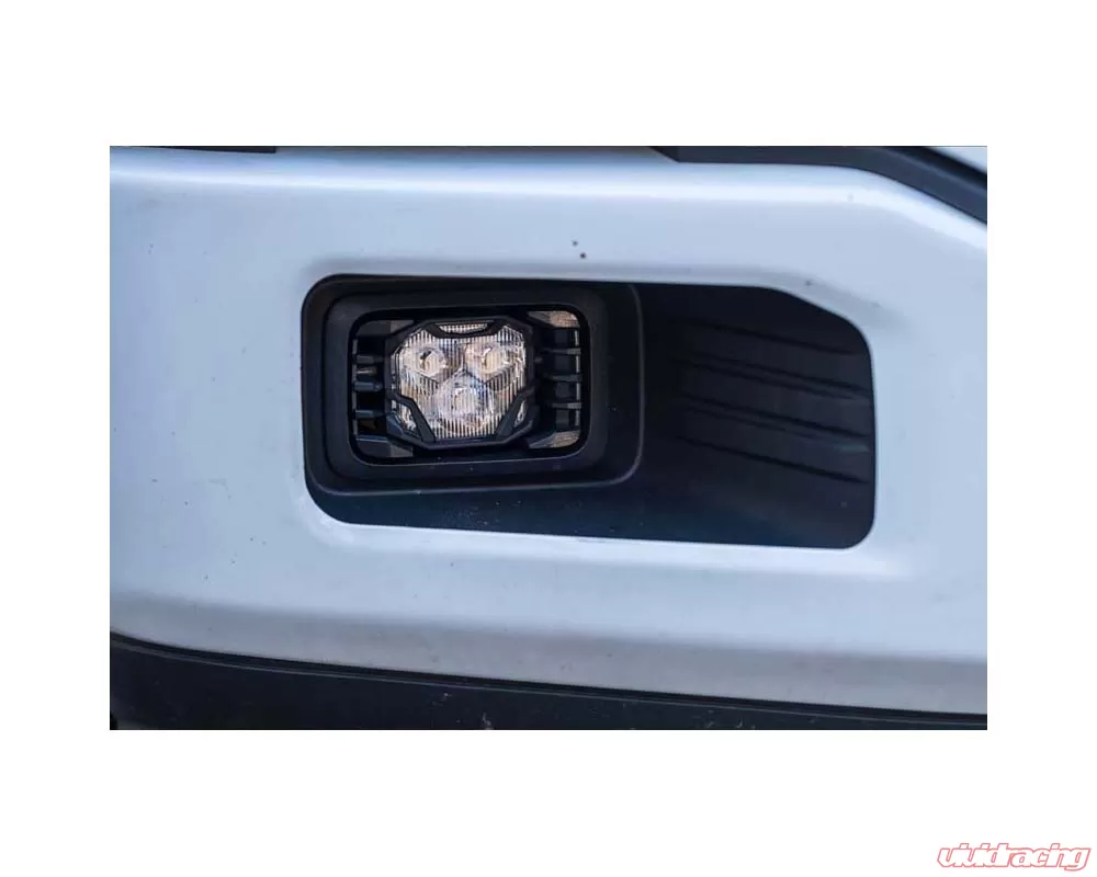 Morimoto 4Banger Fog Light Kit HXB Yellow SAE Wide Beam Ford Super Duty ...